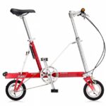 CARRYME 8" WHEEL SINGLE SPEED FOLDING BIKE - RED