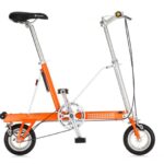 CARRYME 8" WHEEL SINGLE SPEED FOLDING BIKE - ORANGE