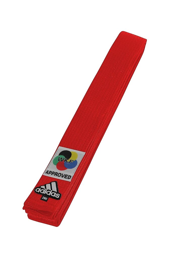 adidas karate red belt