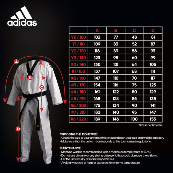 AdiFighter - No Stripe Taekwondo Uniform