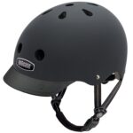 Blackish Matte Street Helmet - Matte Black