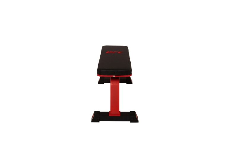 The UFC Flat Bench is a must for anyone serious about dumbbell or barbell workouts. An essential and versatile addition to your home gym, it is ideal for performing a variety of strength training exercises. Built tough with a heavy-duty steel frame that sits low and wide for optimum stability, the UFC Flat Bench allows you to work each muscle group with confidence. It's perfect for workouts targeting arms, shoulders, chest and back, as well as ab and dumbbell exercises.